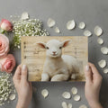Vintage Lamb and Musical Notes Mural Wallpaper - room preview 03