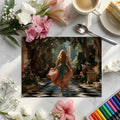 Enchanted Garden Path Mural Wallpaper — Romantic Fantasy Scene Mural Wallpaper - room preview 03