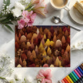 Autumn Woodland Cabin Mural Wallpaper — Cozy Forest Scene Mural Wallpaper - room preview 03