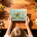 Ethereal Botanical Fern Mural Wallpaper with Soft Mint Accents Mural Wallpaper - room preview 03