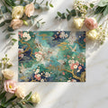 Chinoiserie Crane & Blossom Removable Mural Wallpaper - room preview 03