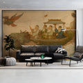 Ancient Folklore Voyage Mural Wallpaper — Whimsical Artistic Scene Mural Wallpaper - room preview 03