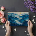 Mist-Covered Mountain Landscape Mural Wallpaper - room preview 03