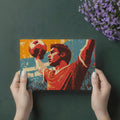 Soccer Victory Mural Wallpaper —Retro Stadium Art Mural Wallpaper - room preview 03