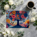 Vibrant Botanical Dreamscape Mural Wallpaper — Whimsical Floral Art Mural Wallpaper - room preview 03
