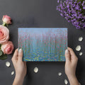 Floating Pink Meadow Mural Wallpaper — Whimsical Floral Art Mural Wallpaper - room preview 03