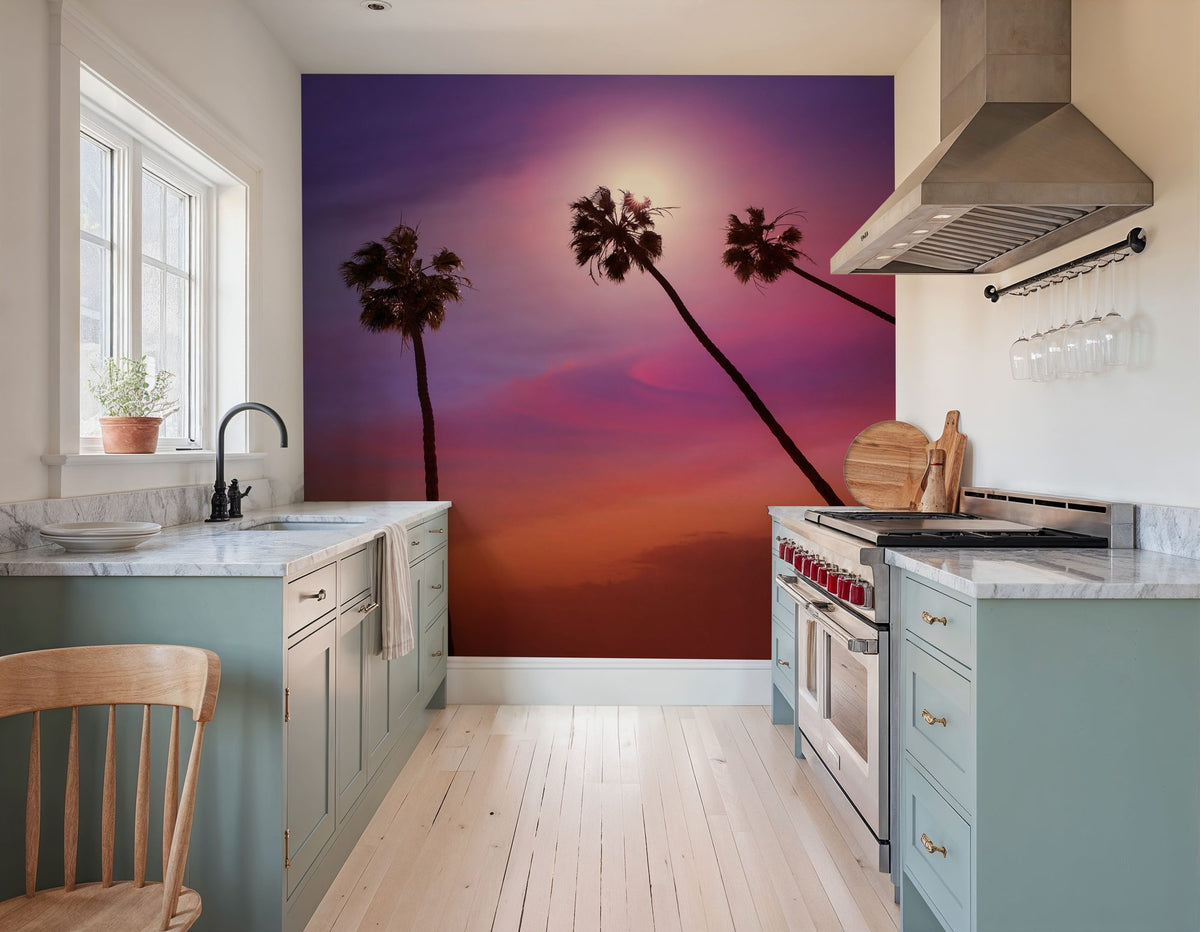 Thousand Palms Mural Wallpaper - room preview 03