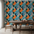 Orange Juice Mural Wallpaper - room preview 03
