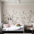 Peony Tree, Petal Pink Mural Wallpaper - room preview 03