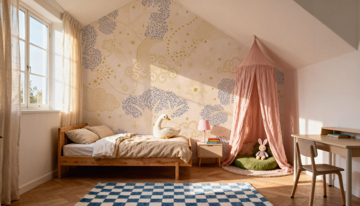 Moonlit Sky, Butter Mural Wallpaper - room preview 03