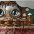 Just a Baby Cat Mural Wallpaper - room preview 03