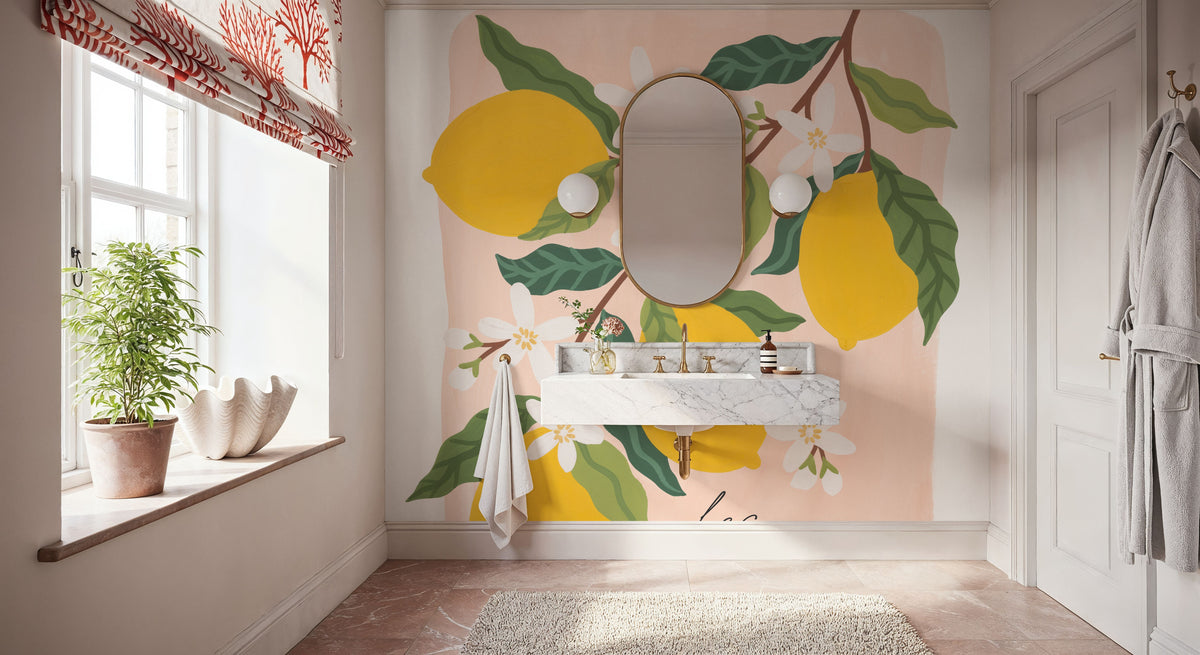 Marche Aux Fruits II Mural Wallpaper - room preview 03