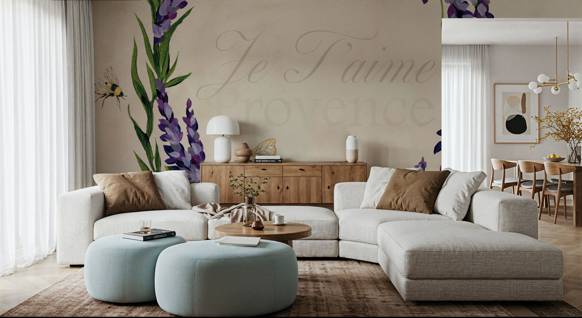 Lavender Bliss II Mural Wallpaper - room preview 03