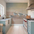 Shorebirds Mural Wallpaper - room preview 03