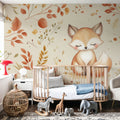 Fox Fall Mural Wallpaper - room preview 03