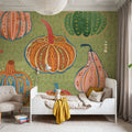 Harvest Whimsy III Mural Wallpaper - room preview 03