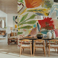 Forte Florals I Mural Wallpaper - room preview 03