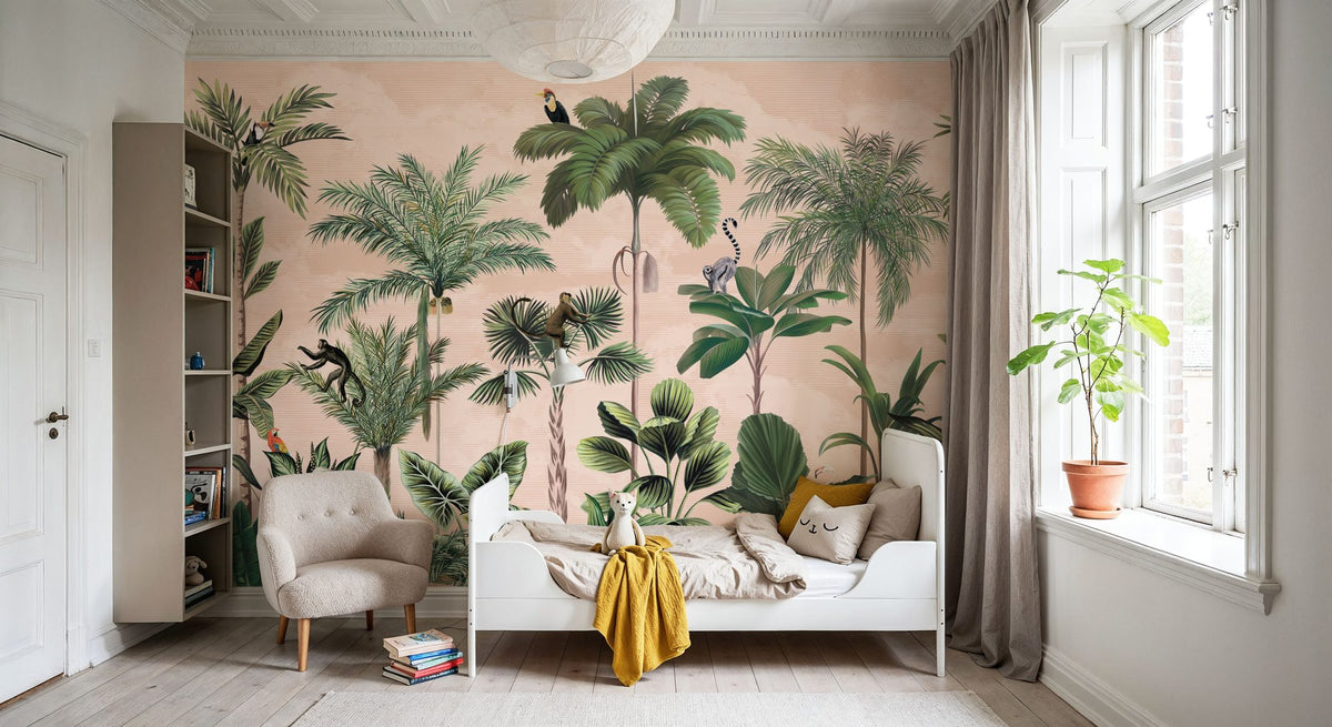 Jungle Delight, Sand Mural Wallpaper - room preview 03