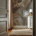 Banana Palms, Beige Mural Wallpaper - room preview 03