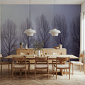 Trees in Mist Mural Wallpaper - room preview 03