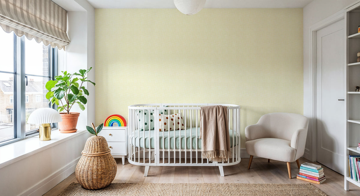 Checks, Citrus Mural Wallpaper - room preview 03