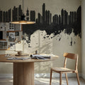 Panama City Skyline Concrete Mural Wallpaper - room preview 03