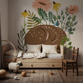 Sleeping Deer Mural Wallpaper - room preview 03