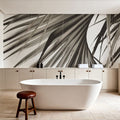 Sepia Palm Mural Wallpaper - room preview 03