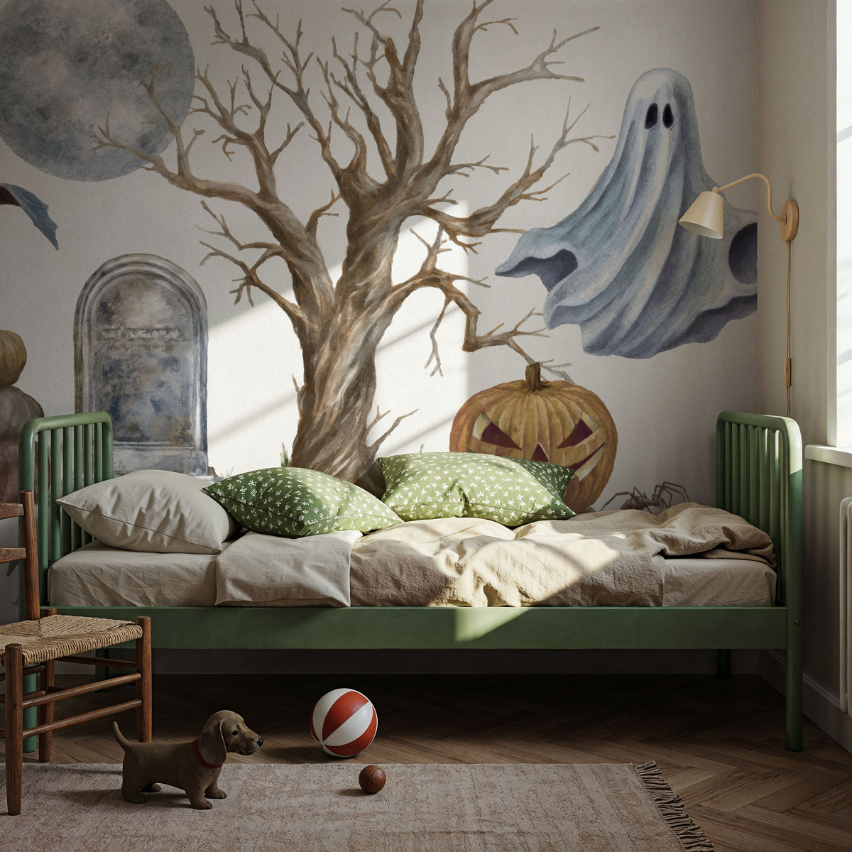Spooky Halloween II Color Mural Wallpaper - room preview 03