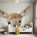 Peekaboo Baby Deer Mural Wallpaper - room preview 03