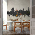 Kassel Germany Skyline Concrete Mural Wallpaper - room preview 03