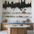 St Gallen Switzerland Skyline Black & White Mural Wallpaper - room preview 03