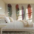 Spiced Nature XII Soft White Mural Wallpaper - room preview 03