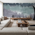 Mountainscape Blush Mural Wallpaper - room preview 03