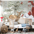 Woodland Santa V Mural Wallpaper - room preview 03