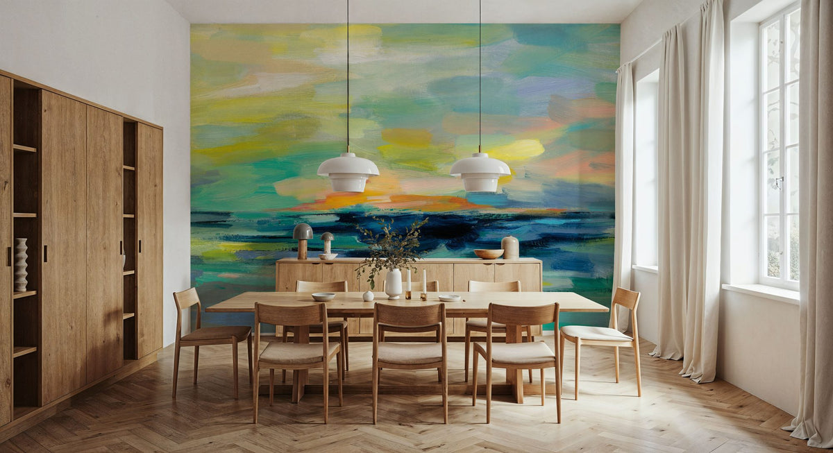 Pacific Beach Mural Wallpaper - room preview 03