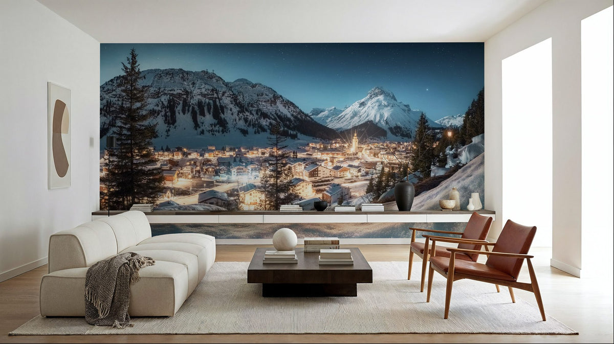 Winter Wonderland Mural Wallpaper - room preview 03