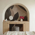 Dynamic Fields, Mocha Mural Wallpaper - room preview 03
