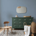 Tailor's Pin Stripe, Sky Mural Wallpaper - room preview 03