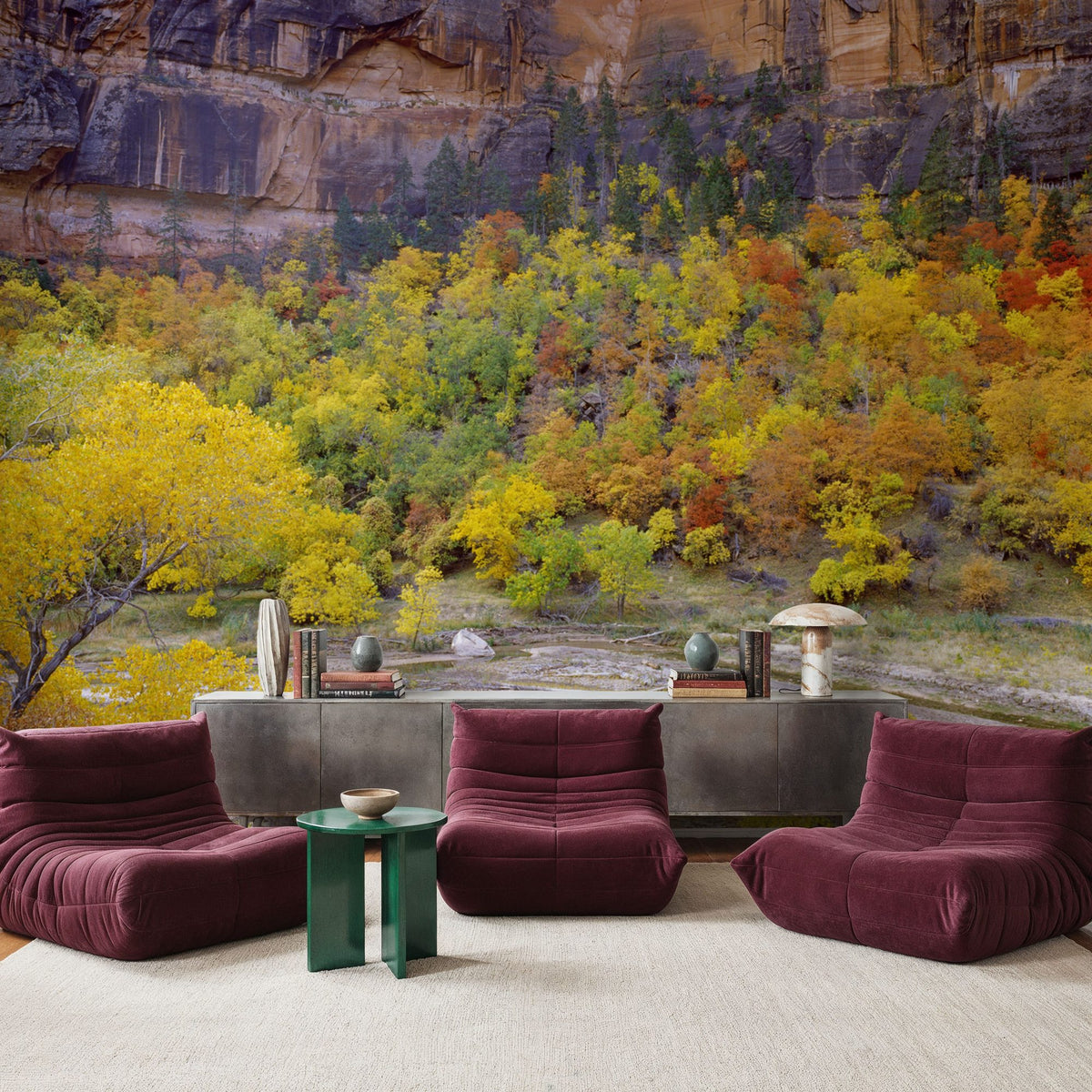 Canyon Autumn Splendor Mural Wallpaper - room preview 03
