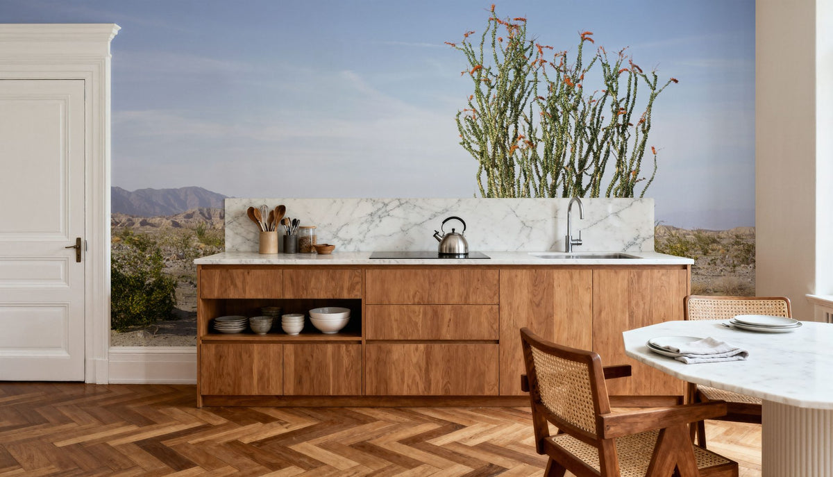 Desert Ocotillo Mural Wallpaper - room preview 03