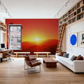 Desert Flame Joshua Tree Mural Wallpaper - room preview 03