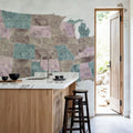 US State Map - Leire Wash Mural Wallpaper - room preview 03