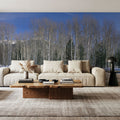 Aspen Winter Grove Mural Wallpaper - room preview 03