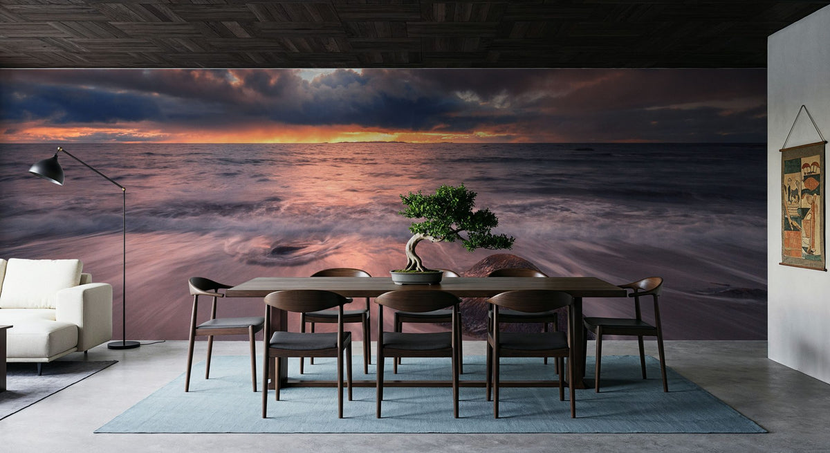 Lofoten Sunset Mural Wallpaper - room preview 03