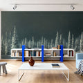 New Snow Mural Wallpaper - room preview 03