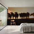 Sunset Pasture Mural Wallpaper - room preview 03