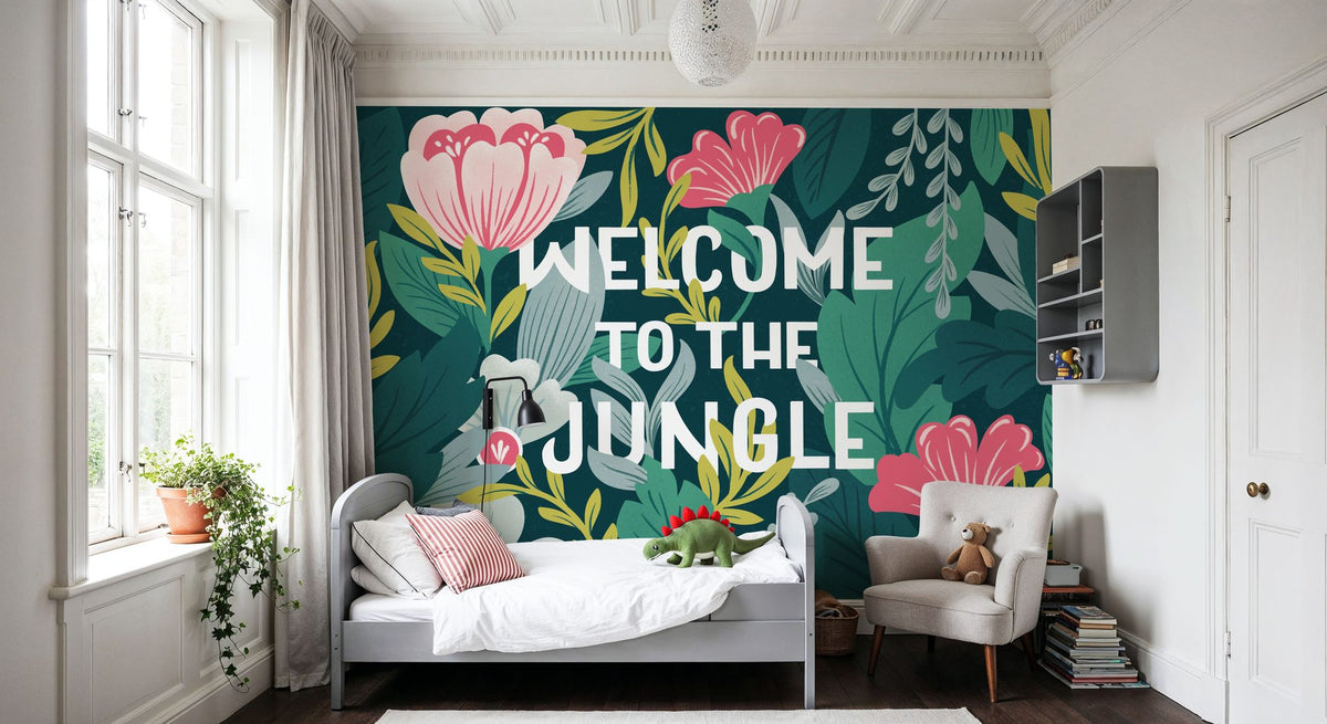 Welcome to the Jungle Mural Wallpaper - room preview 03