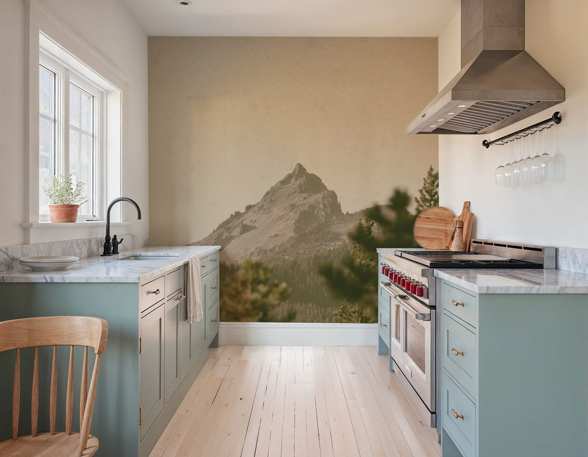 Mountainous II Mural Wallpaper - room preview 03