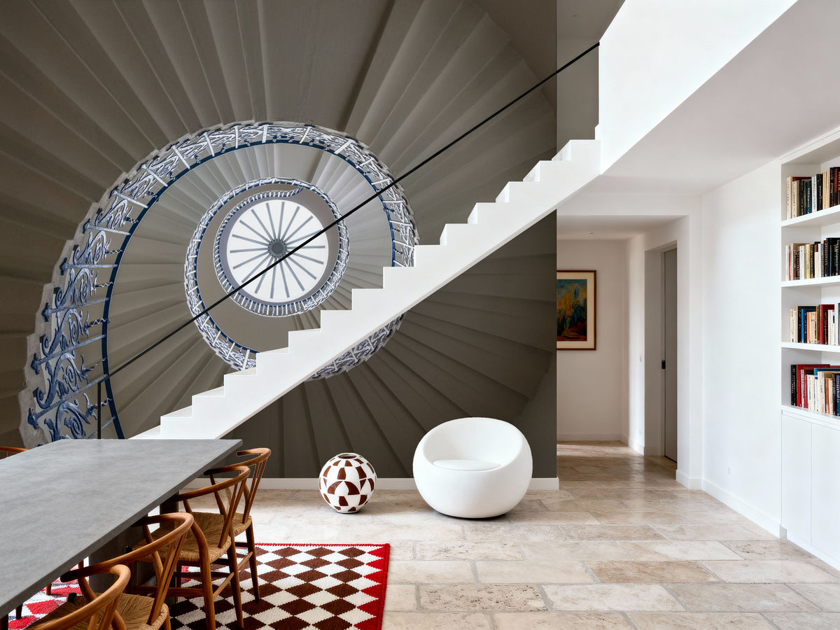 Tulip Stairs Mural Wallpaper - room preview 03